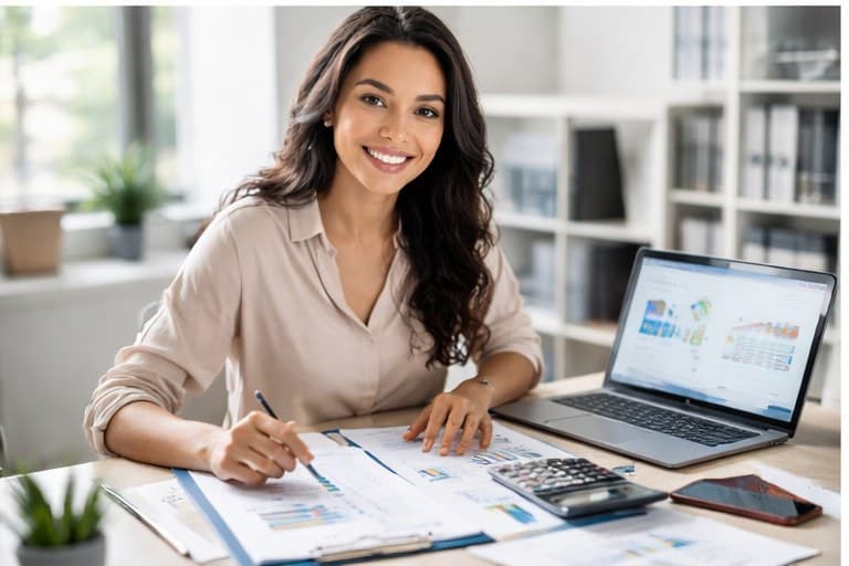 Trabalho individual em escritório